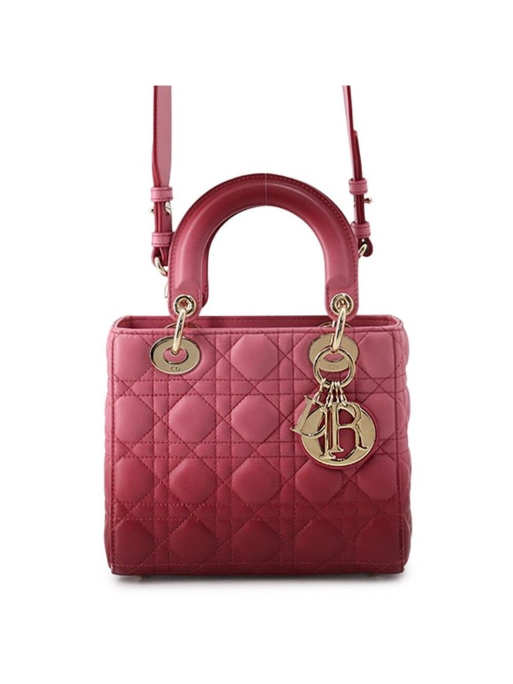 Dior Handbag Lady MY Cannage Lambskin 2-Way